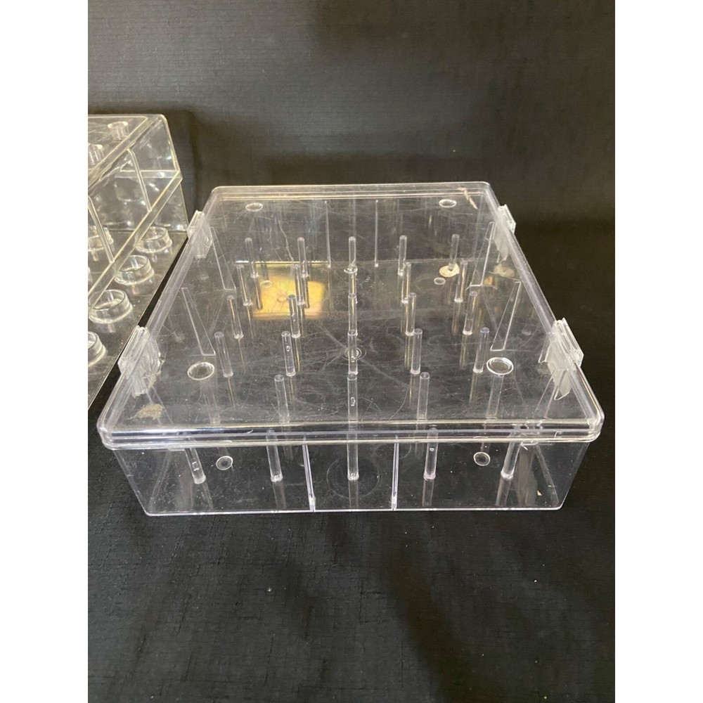 Large Plastic Sewing Thread Holder Case Boxes set of 3