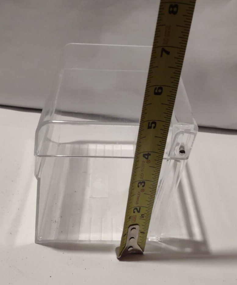 Clear Acrylic Multi-Purpose Holder with Hinged Lid