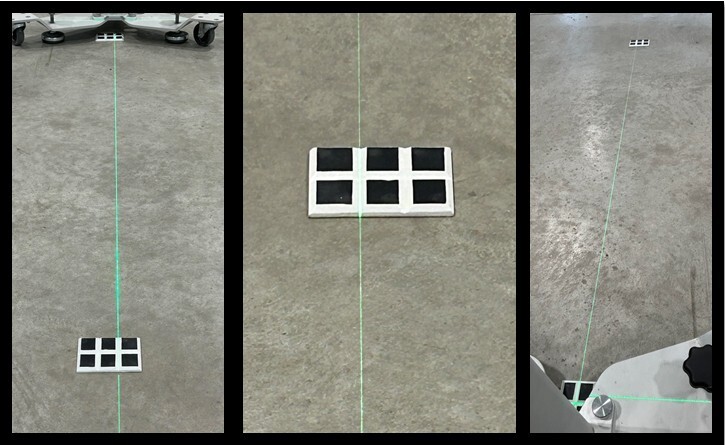 ADAS Mobile Static Calibration Laser Measuring Reusable Floor Markers - Full Set