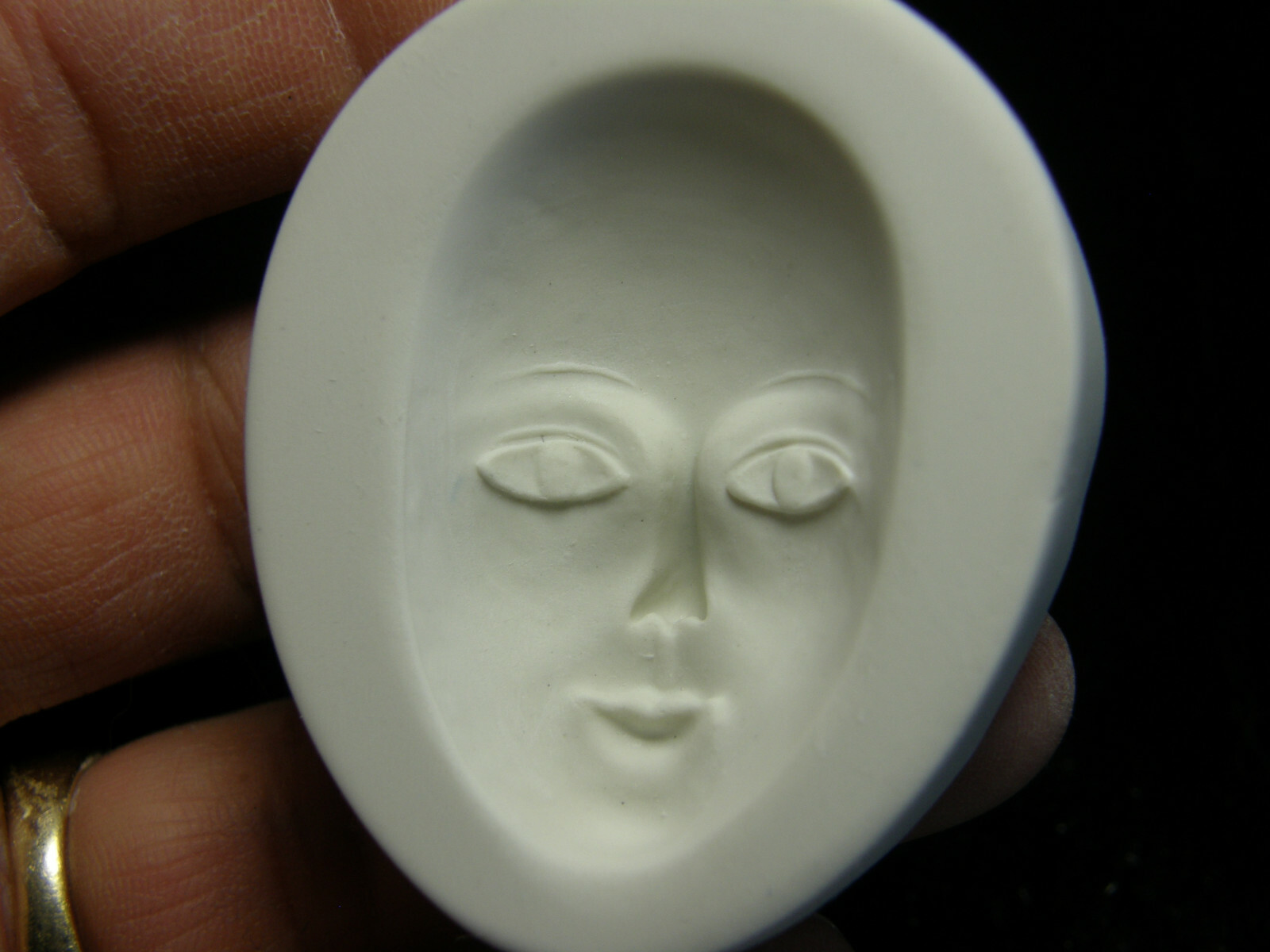 Goddess Face Polymer Clay Mold (MD1092)