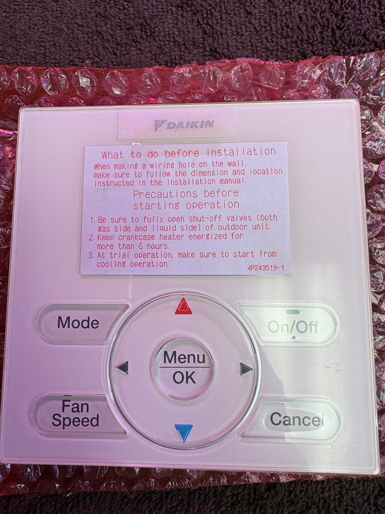 DAIKENBRC1E72WIRED REMOTE CONTROLLER