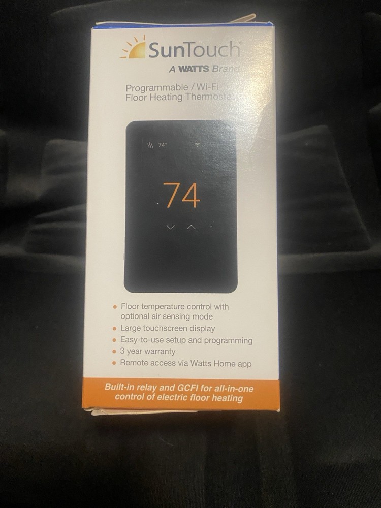 SunTouch SunStat CommandPlus Touchscreen Programmable Smart Wi-Fi Thermostat