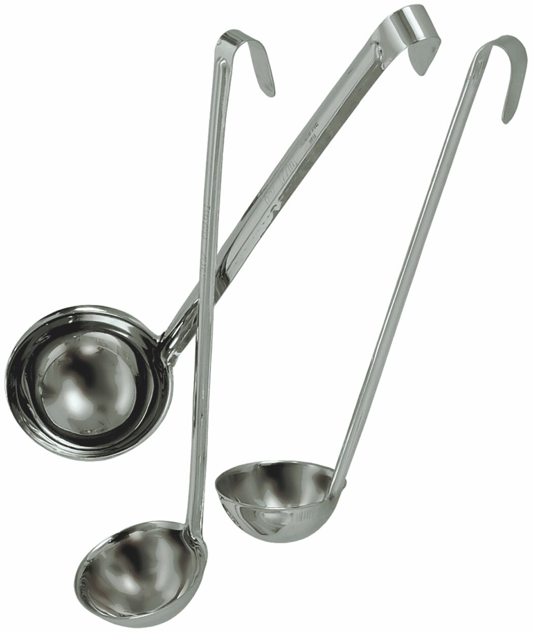One-Piece Stainless Steel Ladle / Dipper (select size below)