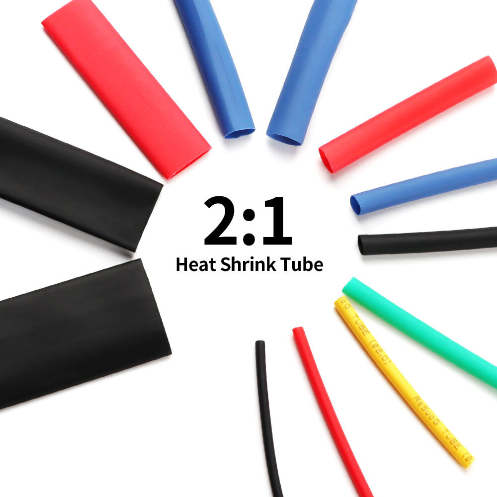 560 Pcs HEAT SHRINK Tubing Sleeve 3:1 Shrinkable Tube Wire Cable Assortment Kit