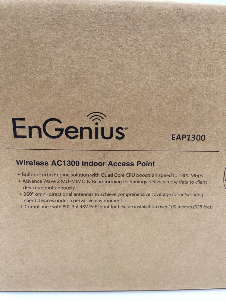 EnGenius EAP1300 Wireless Indoor Access Point Wi-fi Network - White - NEW