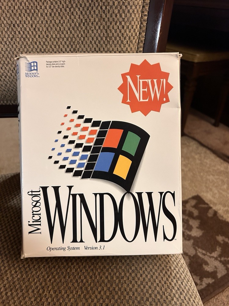 Vintage Microsoft Windows Operating System Version 3.1 on 3.5” Disks - Complete