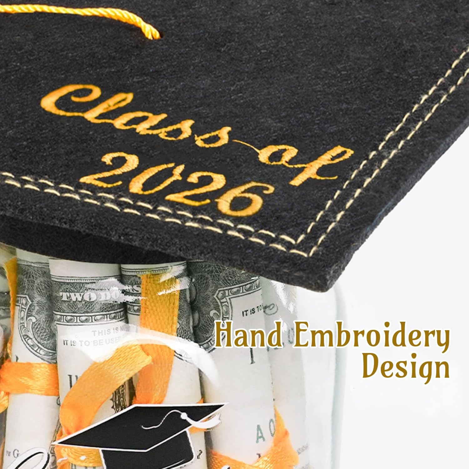 Graduation Gifts 2026 - Personalized Name Mason Jar - Filled with...