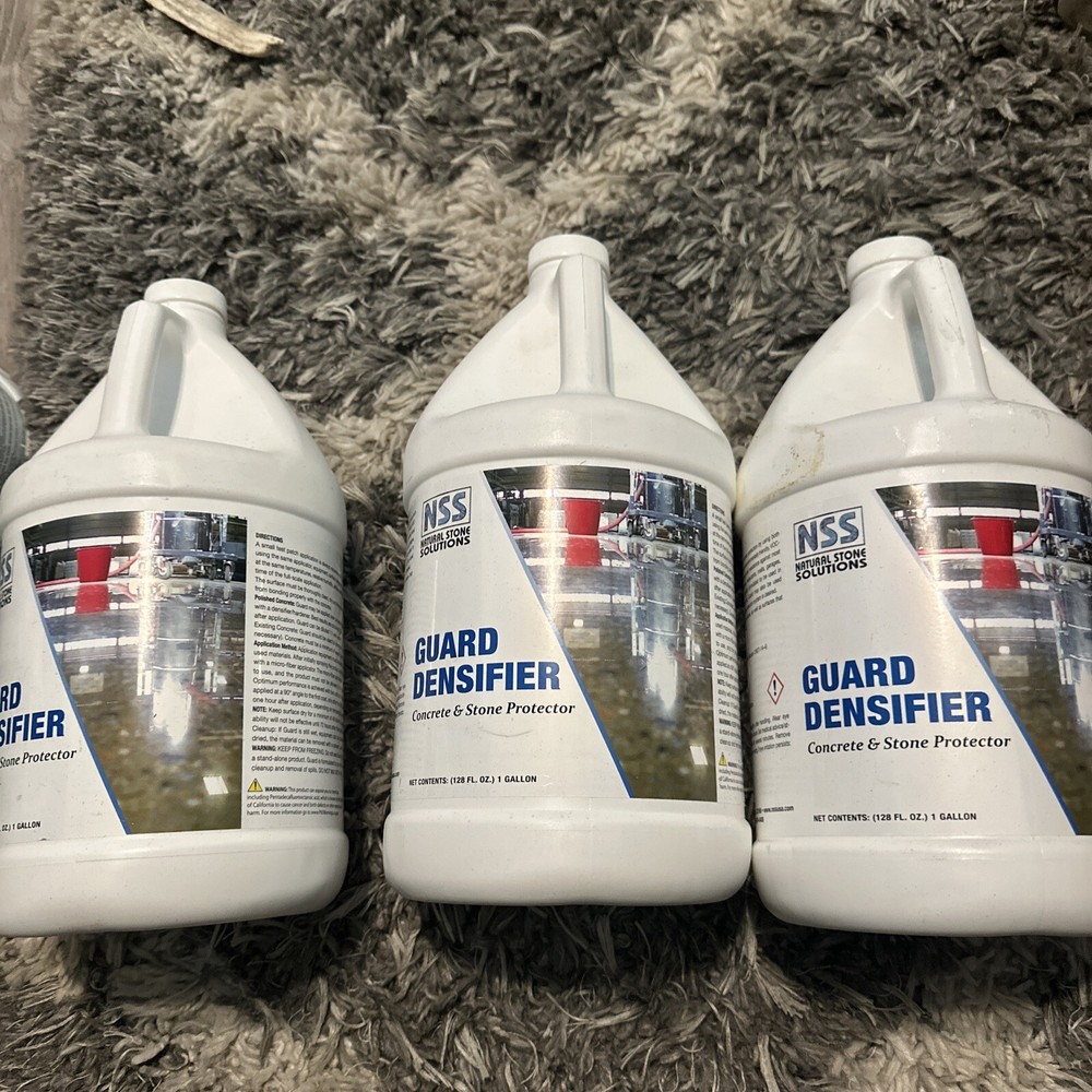 3 Pack NSS Guard Densifier Concrete And Stone Protector 1 Gallon