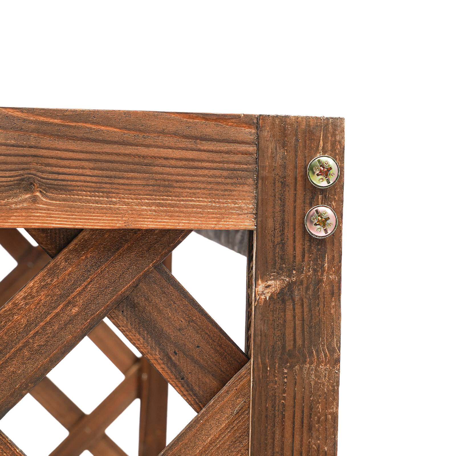 Air Conditioner Fence Screen- Outside Wooden AC Privacy Fence Cover, 39"L x 36"W