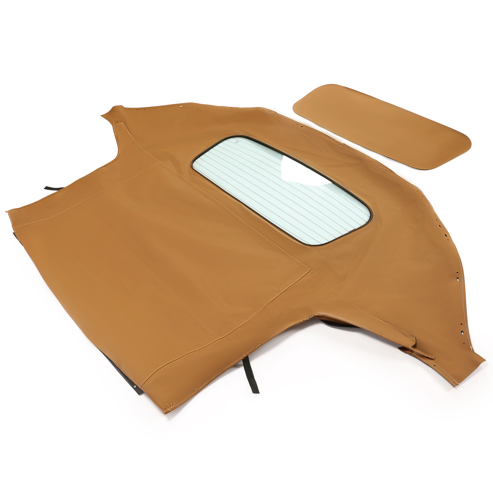 HECASA Tan Convertible Soft Top For Mazda Miata 90-97 99-05 with Glass Window