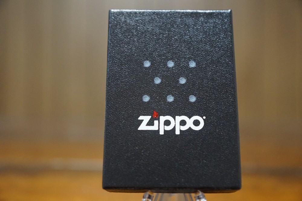 DODGE BLACK MATTE RED STRIPES ZIPPO LIGHTER MINT IN BOX