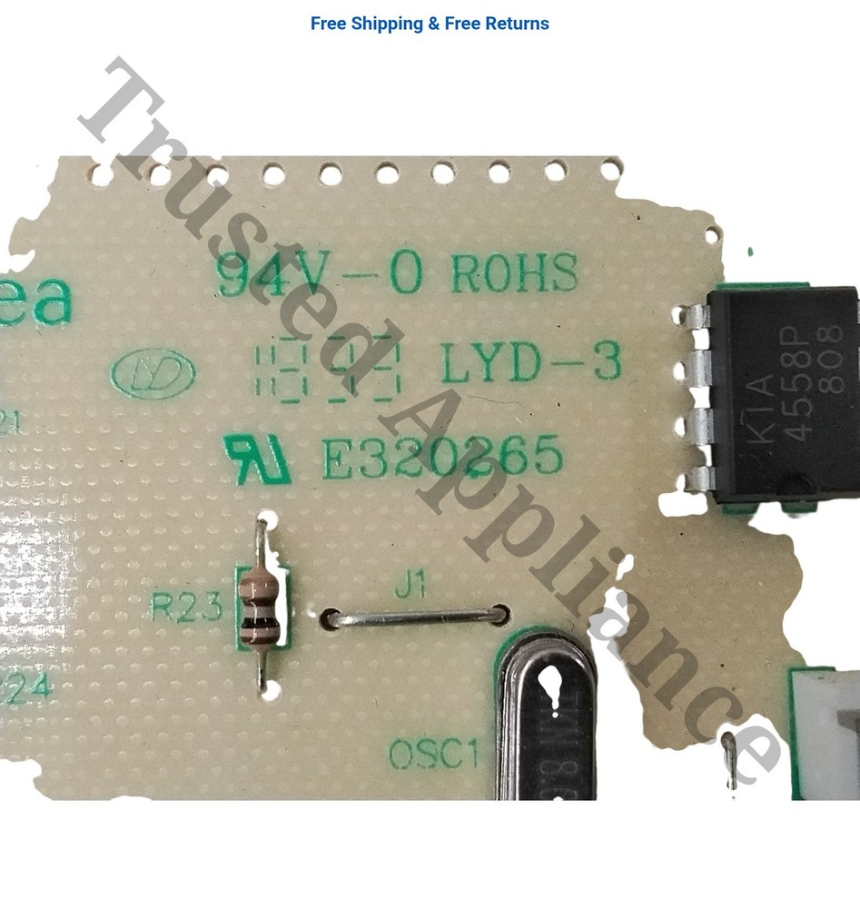 Frigidaire Microwave Main Control Board Electronic Controller PCB 5304509637