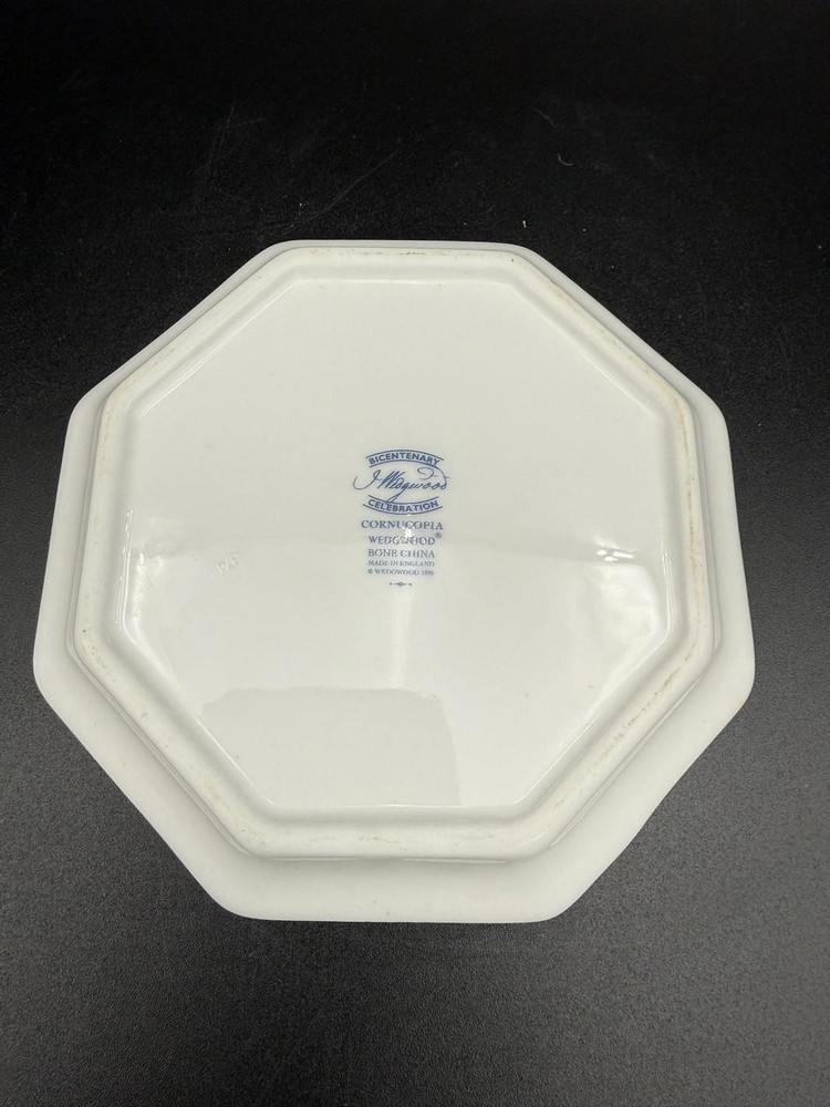 Vintage Fine Bone China “Cornucopia” Octagonal Trinket Dish – Bicentenary