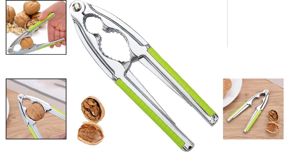 Versatile Nutcracker Tool for Pecans, Walnuts, and Lobster - Comfortable Grip