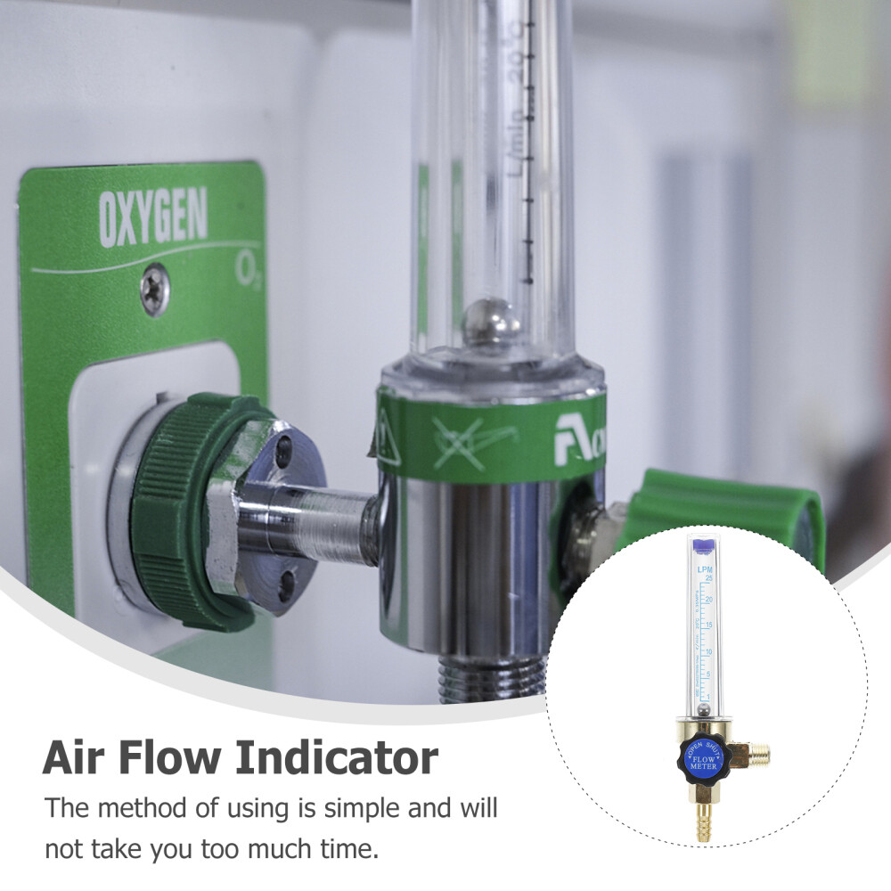 Nitrogen Flow Meter for Brazing Welding Flowmeter Regulator 1/4PT 0.15MPA 7mm
