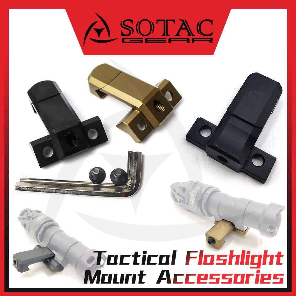 Flashlight Mount Base Light Side Rail For M300 M600 M600C Weapon Light