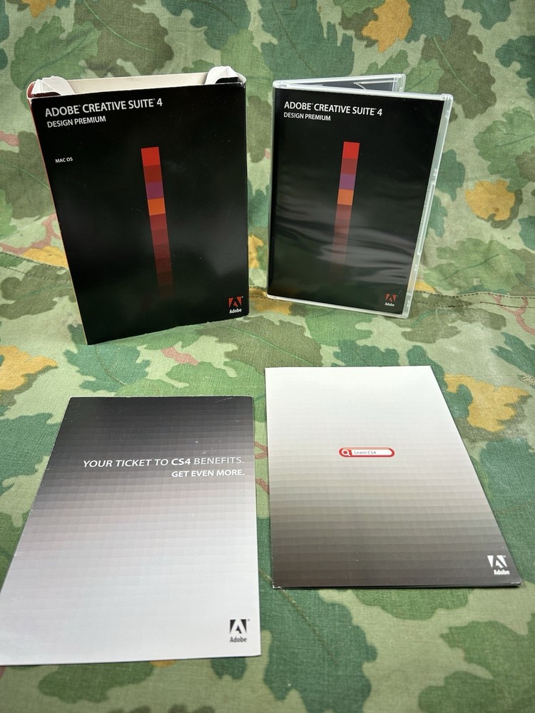 Adobe Creative Suite 4 CS4 Design Premium For MAC OS Full Retail DVD Version