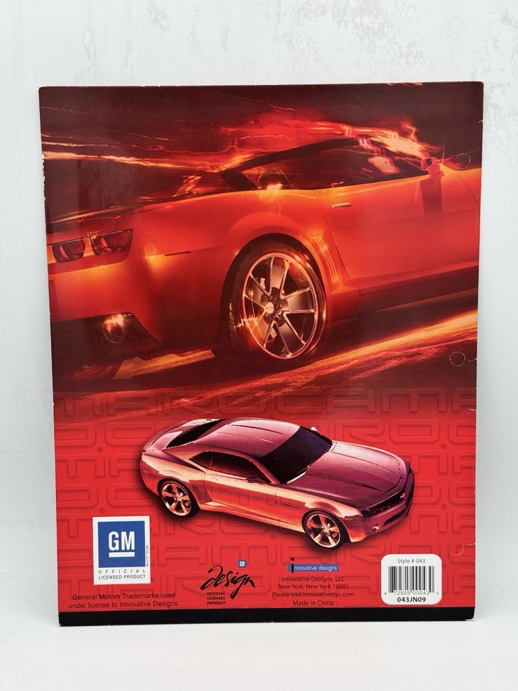Portfolio Folders Chevy Camaro