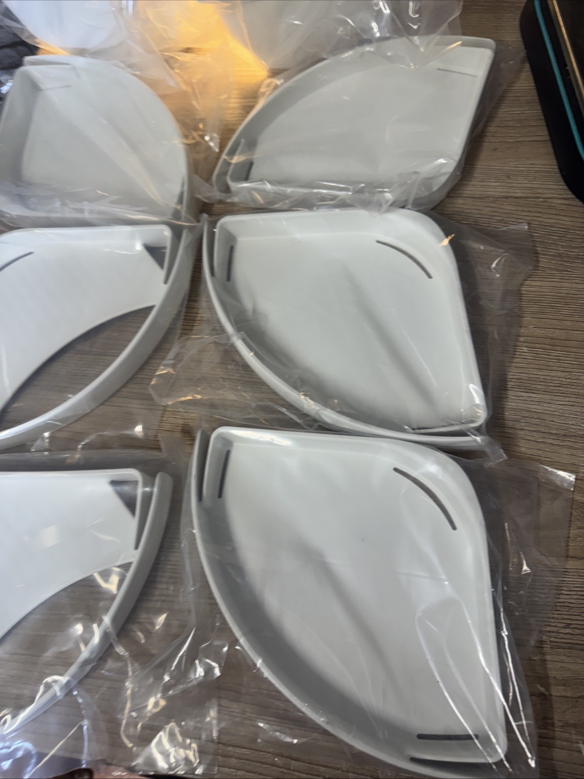 Sterling 8-Piece Accessory White Wall Mounted Shower Caddy Kit 1275028-0 8 Piece