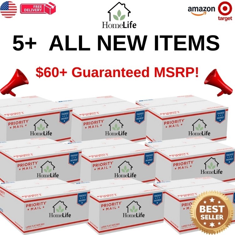 Assorted Amazon Product Bundle Lot - 5+ Items Liquidation Box - $60+ Value - New