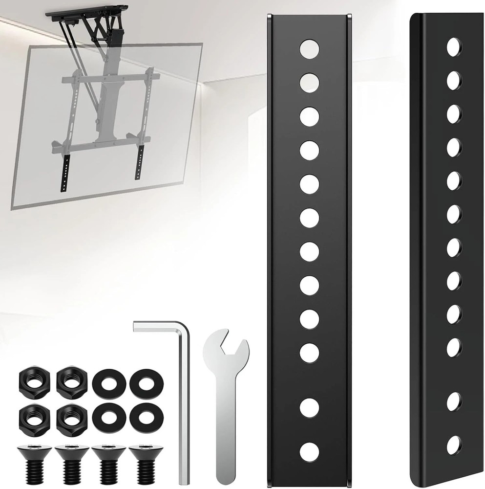 Vertical VESA Extender Plate Bracket Kit, TV Mount Extension Bracket Designed