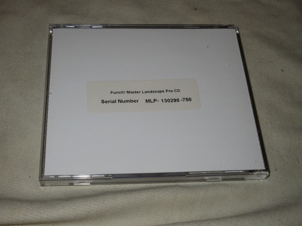 Master Landscape Pro & Home Design (2004) CD-ROM Punch! Software