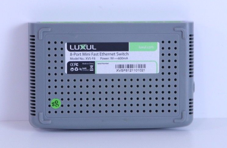 Luxul XVS-F8 8-Port Mini Fast Ethernet Switch