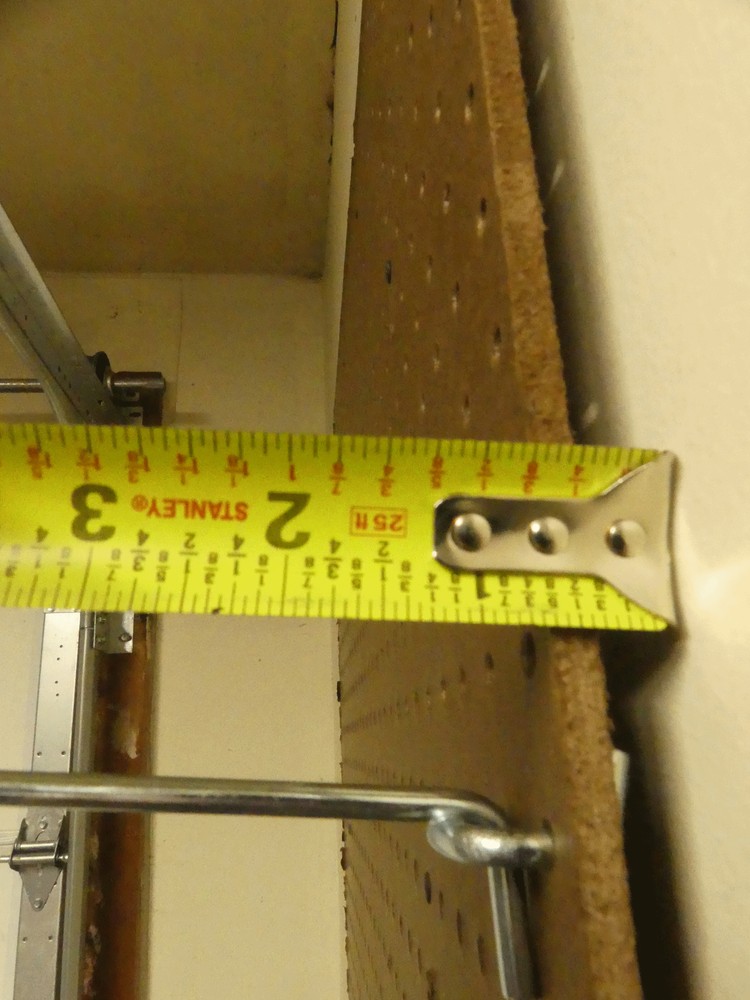 Peg Board Spacer EASY Mount Kit 12pc for pegboard