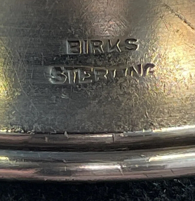 Birks Sterling Silver Napkin Ring Name Engraved “Joan”