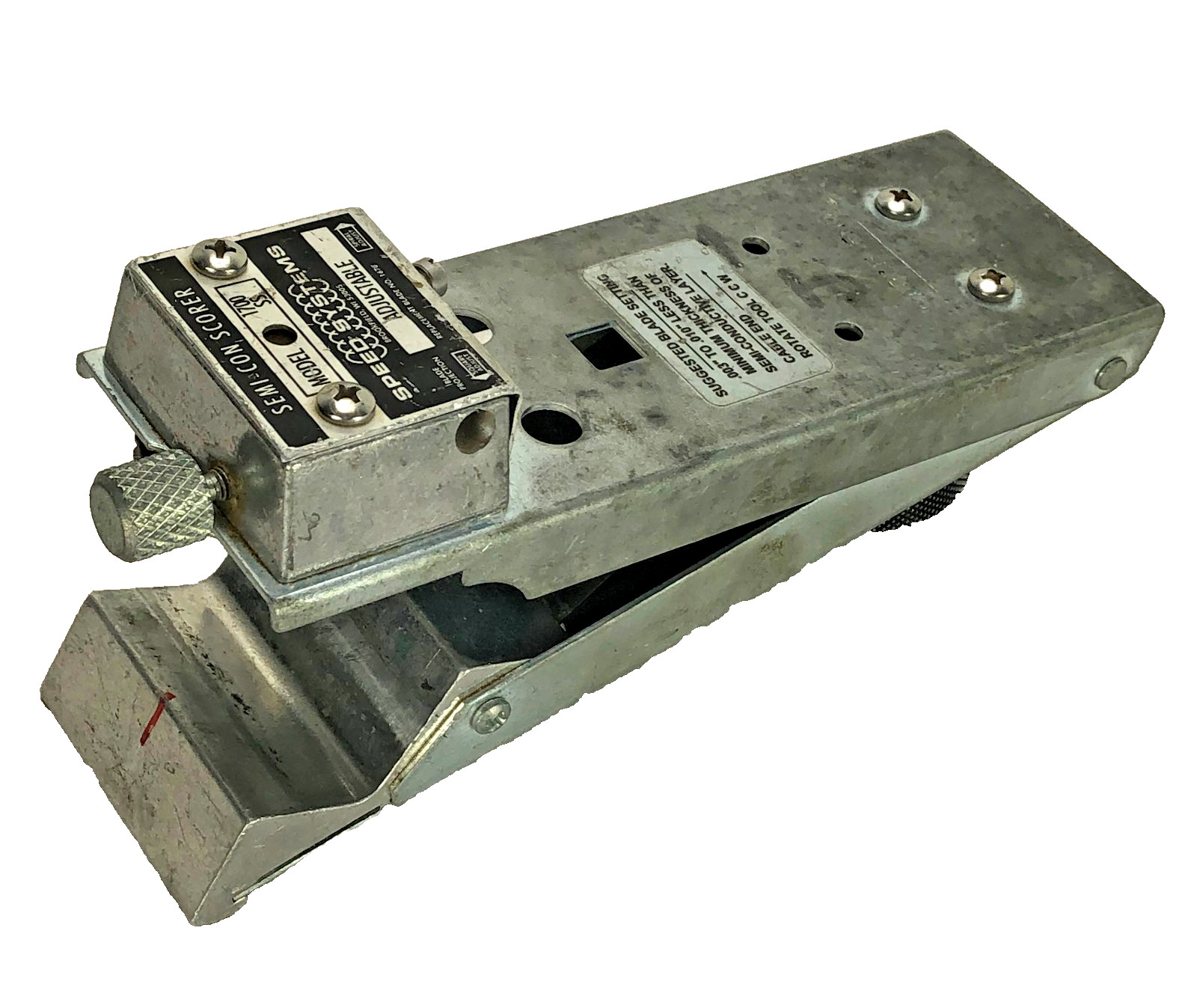 Speed Systems 1700SS Semi-Con Adjustable-Depth Scoring Tool 0.5 - 2.0 in