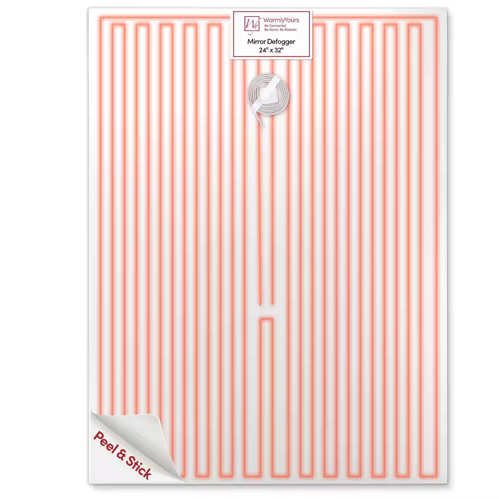 24 In. X 32 In. Rectangular Mirror Defogger
