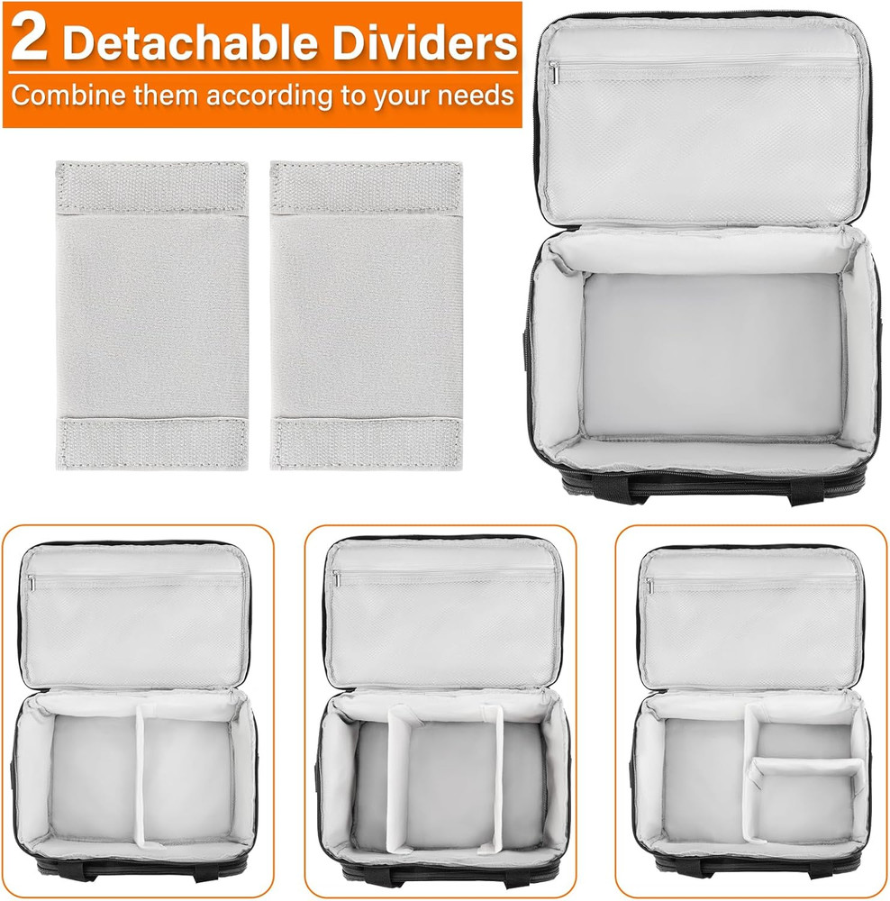 Sewing Accessories Organizer Case with Shoulder Strap,Double Layer Sewing Storag