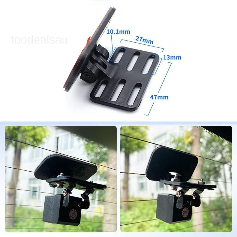 Rear Camera Holder Window Bracket for Most Back Dash red, black