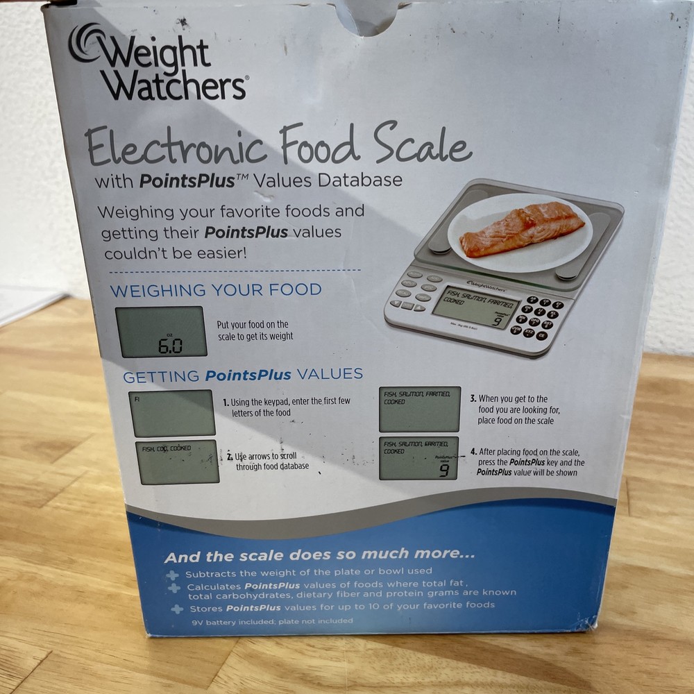 Weight Watchers Electronic Food Scale w/ PointsPlus Values Database