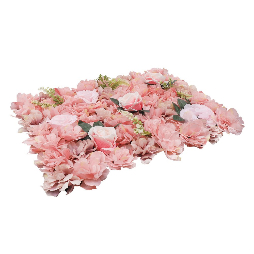 12 Pcs Flower Wall Panel, Artificial Flower Backdrop, Flower Panels for Backdrop