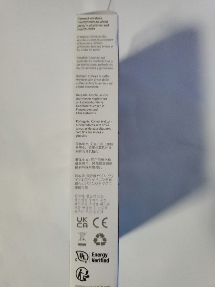 Twelve South AirFly SE Bluetooth Wireless Audio Transmitter Receiver for AirPods