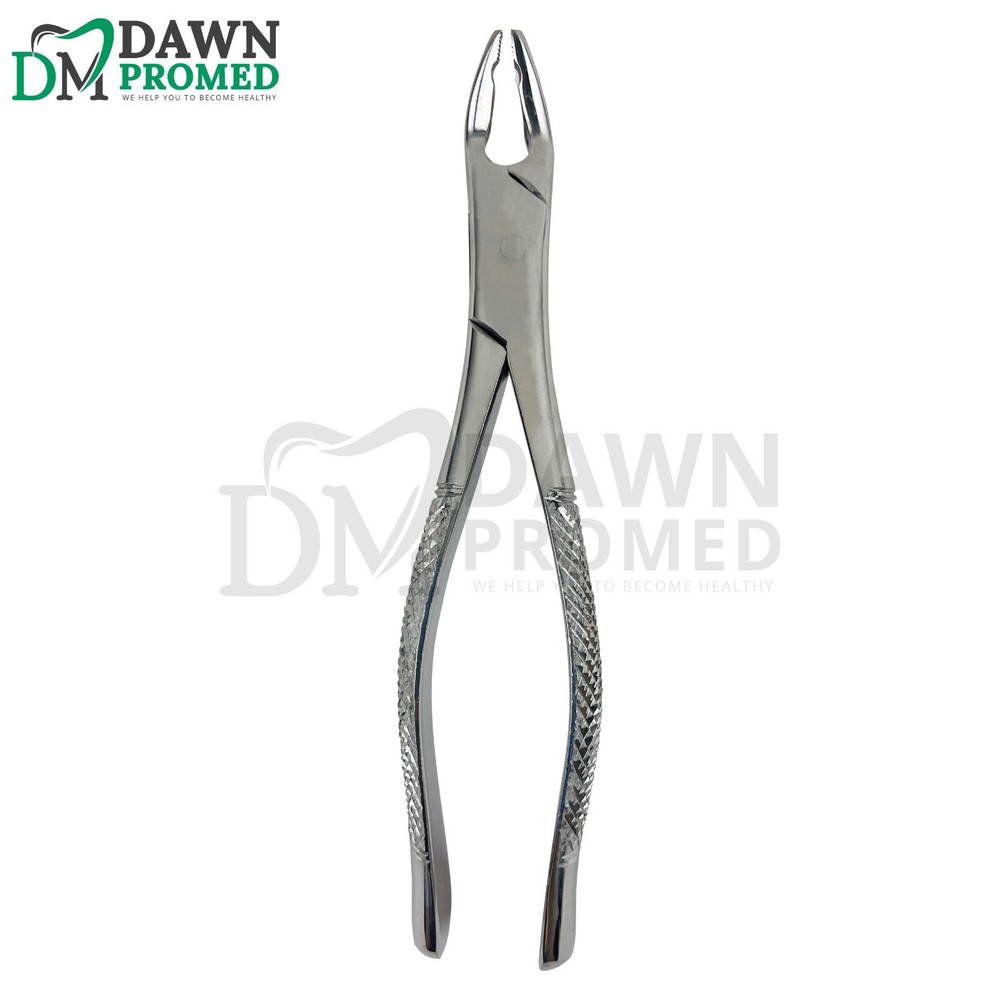 Dental Extracting Forceps #150XAS Serrated, Split Beak Design for Upper Teeth
