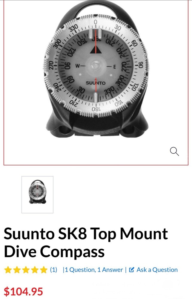Suunto Cobra Air/nitrox Air Integrated Computer Console