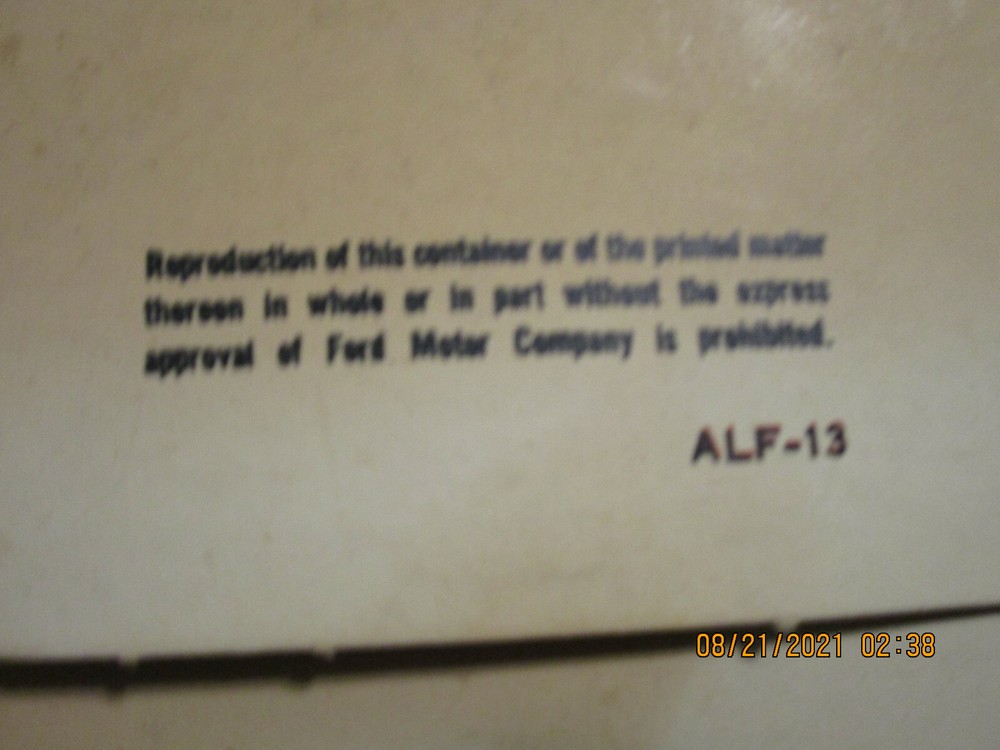 Autolite Distributor Cap DHG-207