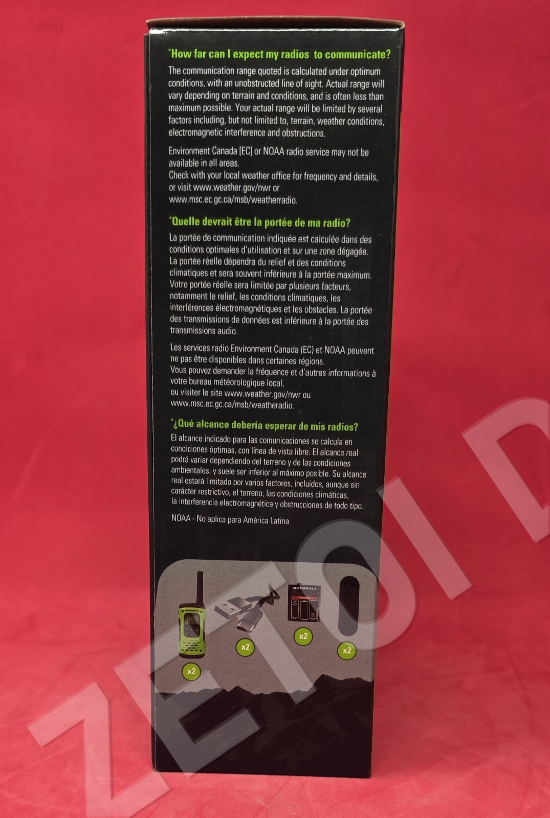 *BRAND NEW* Motorola T600 H2O Waterproof FRS Radios walkie talkies 22 Channel