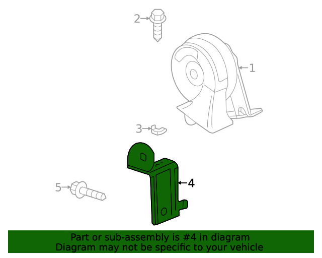 Genuine GM Driver Side Headlamp Bracket 84064023