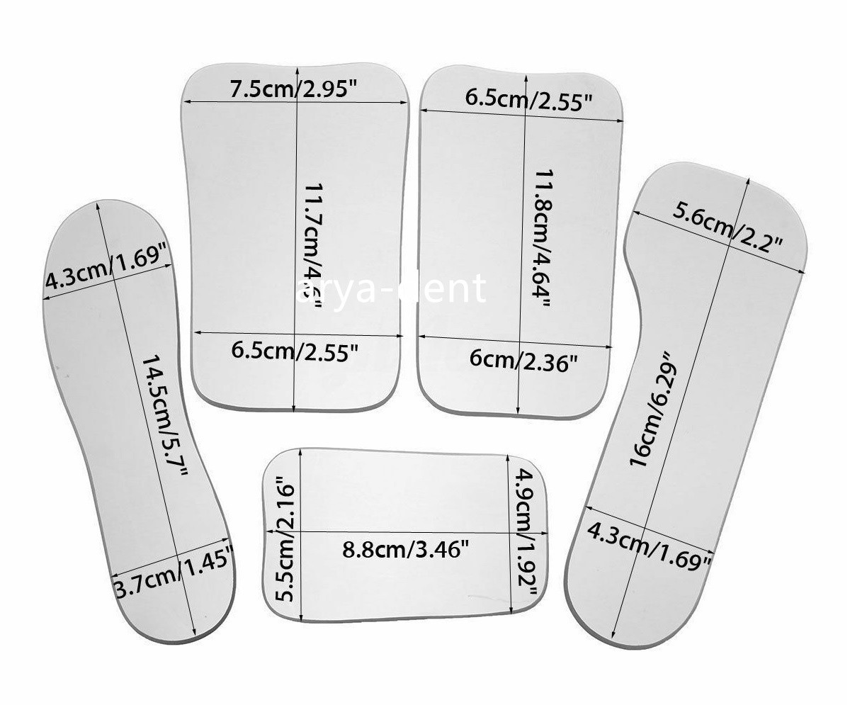 1 set Glass Dental Orthodontic Photo Mirrors Intraoral Mouth Mirror Reflector