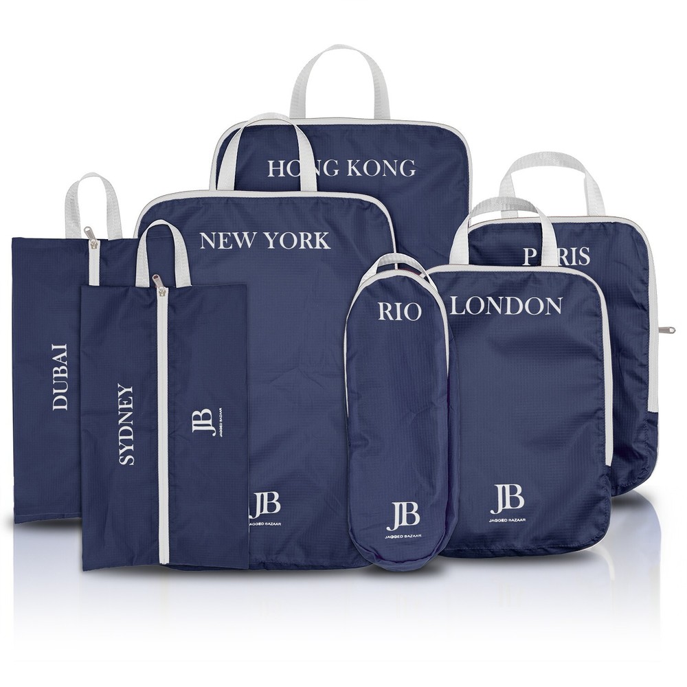 Compression Packing Cubes, 7 Set Travel Packing Organizer for luggage