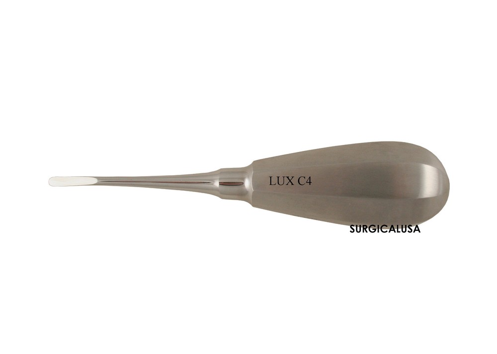 Luxating Elevator 4mm Curved Tip NEW Dental Surgical Instruments Dentist Tools
