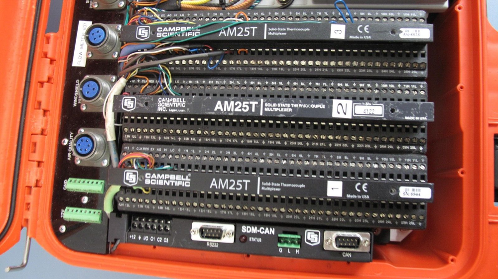 Campbell Scientific CR5000 Datalogger+DCDC18R+ Three AM25T Multiplexer+ SDM-CAN