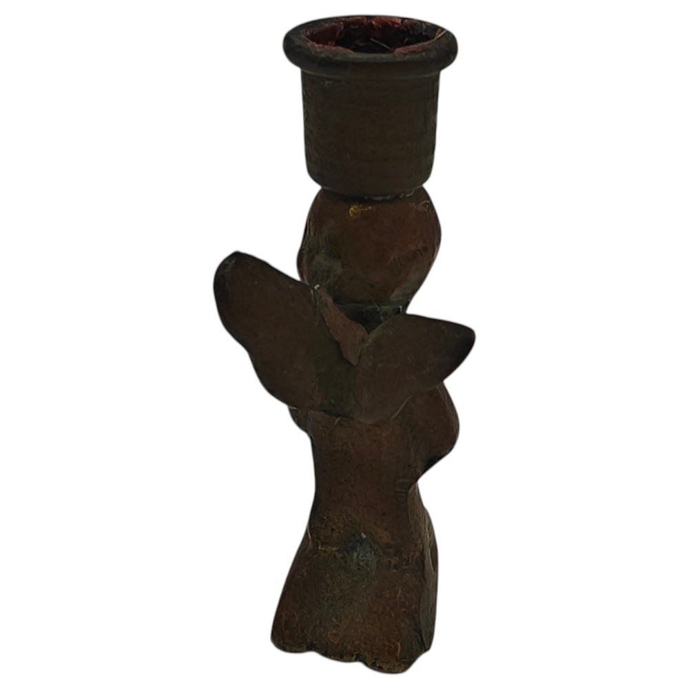 Small Brass Angel Candle Holder