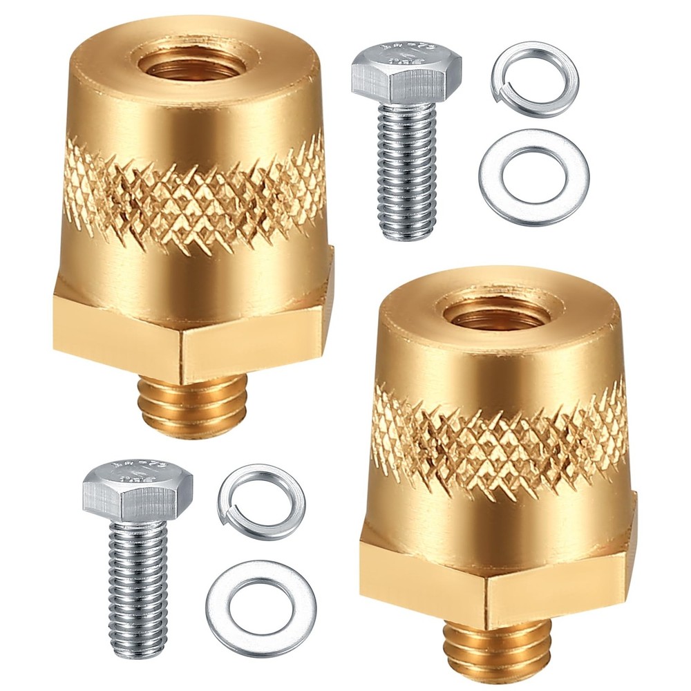 2 Packs Battery Terminal Connectors Set, Auto Post Terminals Post...