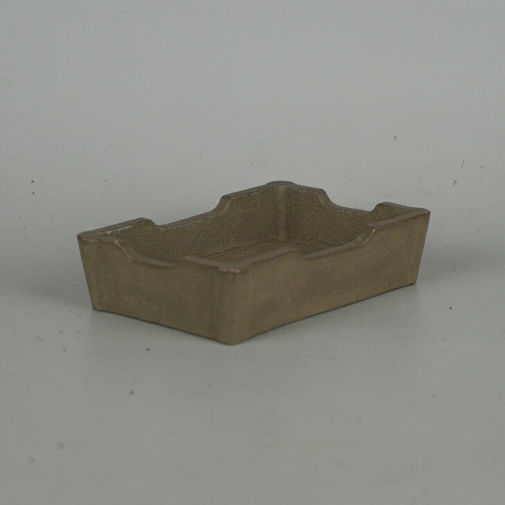 Japanese Bonsai Pot Shuugetsu Unglazed Rectangular Pot-BP250