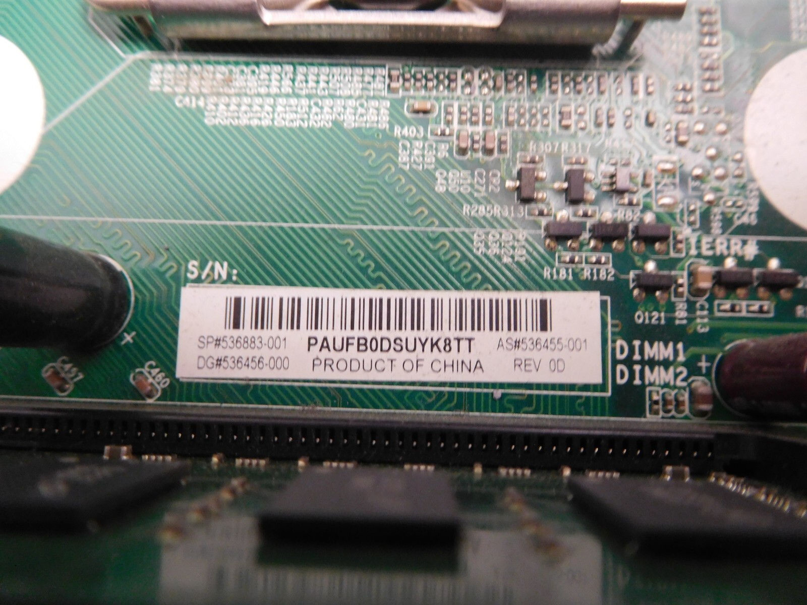 HP 536883-001 Elite 8000 Motherboard Intel Core2 Duo E8400 3.00GHz CPU 4GB RAM