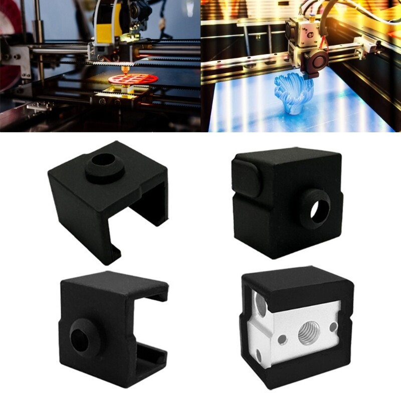 3D Printer Hotend Silicone Sock Black Cover Printer Hotend Heatblock Case